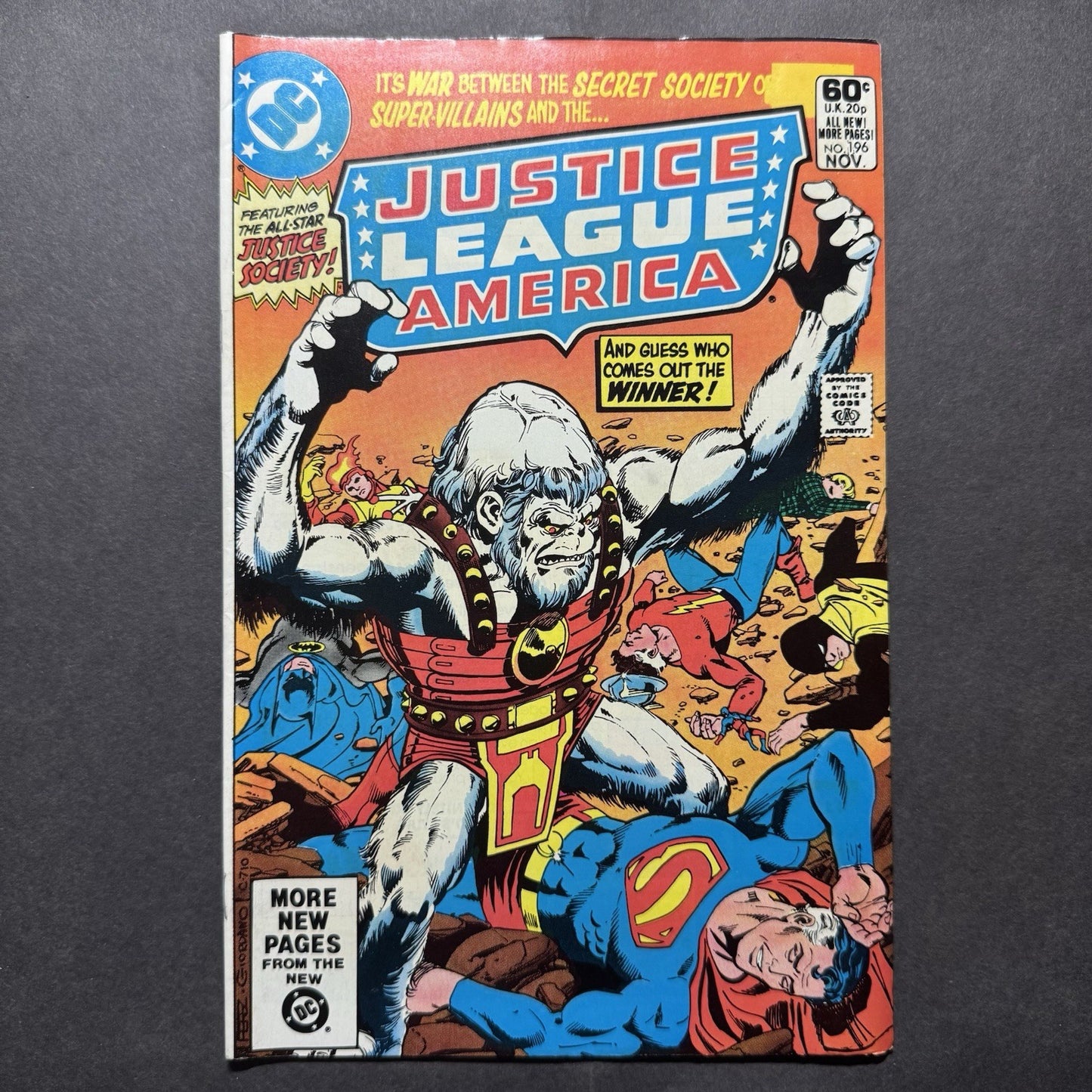 Justice League 196 - Bronze Age Dc Comics 1981