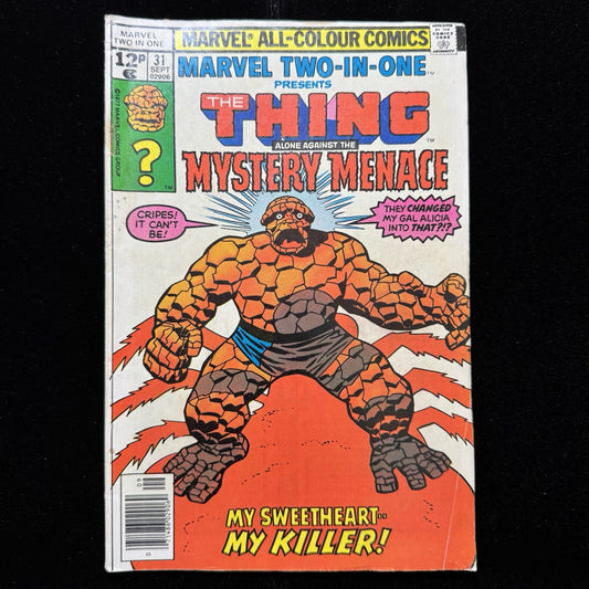 Marvel Two In One 31 - Bronze Age Marvel Comics 1977