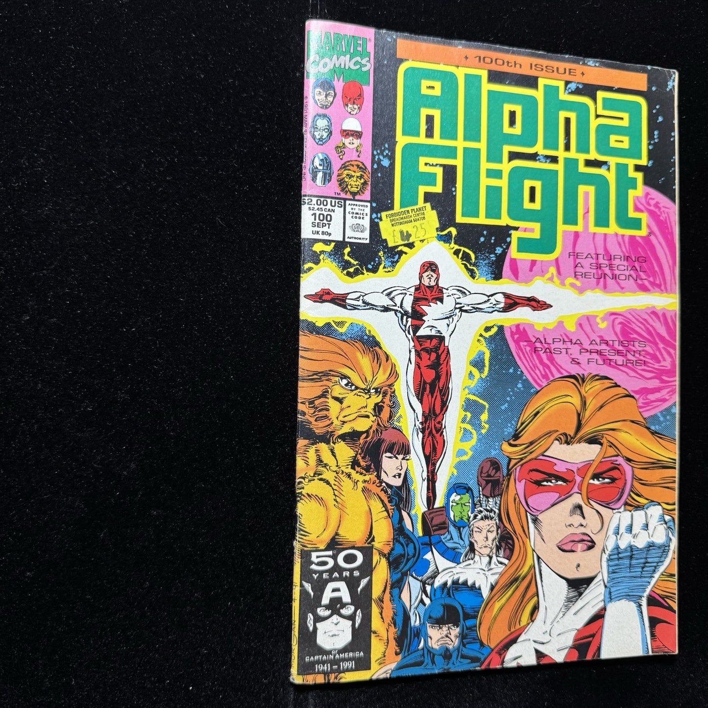 Alpha Flight 100 - Modern Age Marvel Comics 1991
