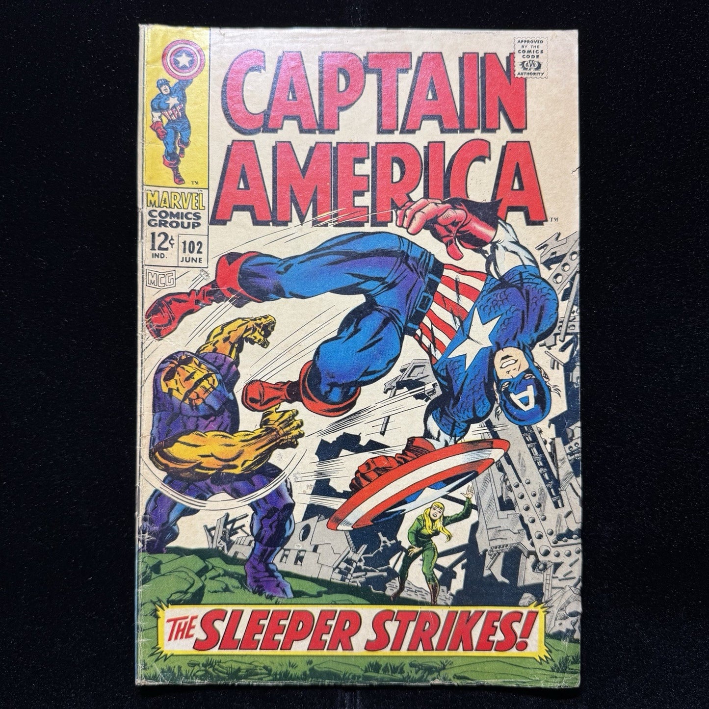 Captain America 102 - Silver Age MarvelComics 1968