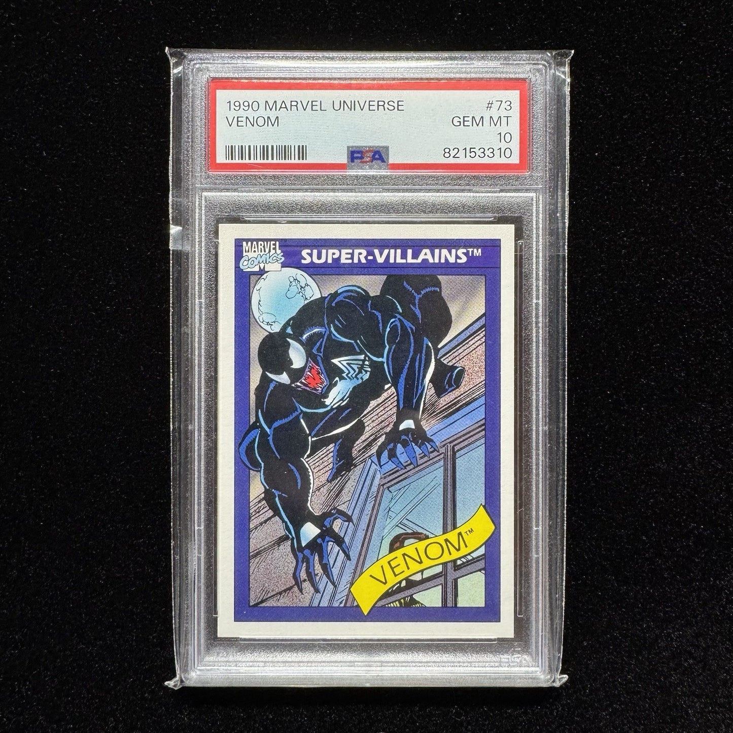Venom #73 PSA 10 1990 Marvel Universe Impel Trading Card GEM MINT
