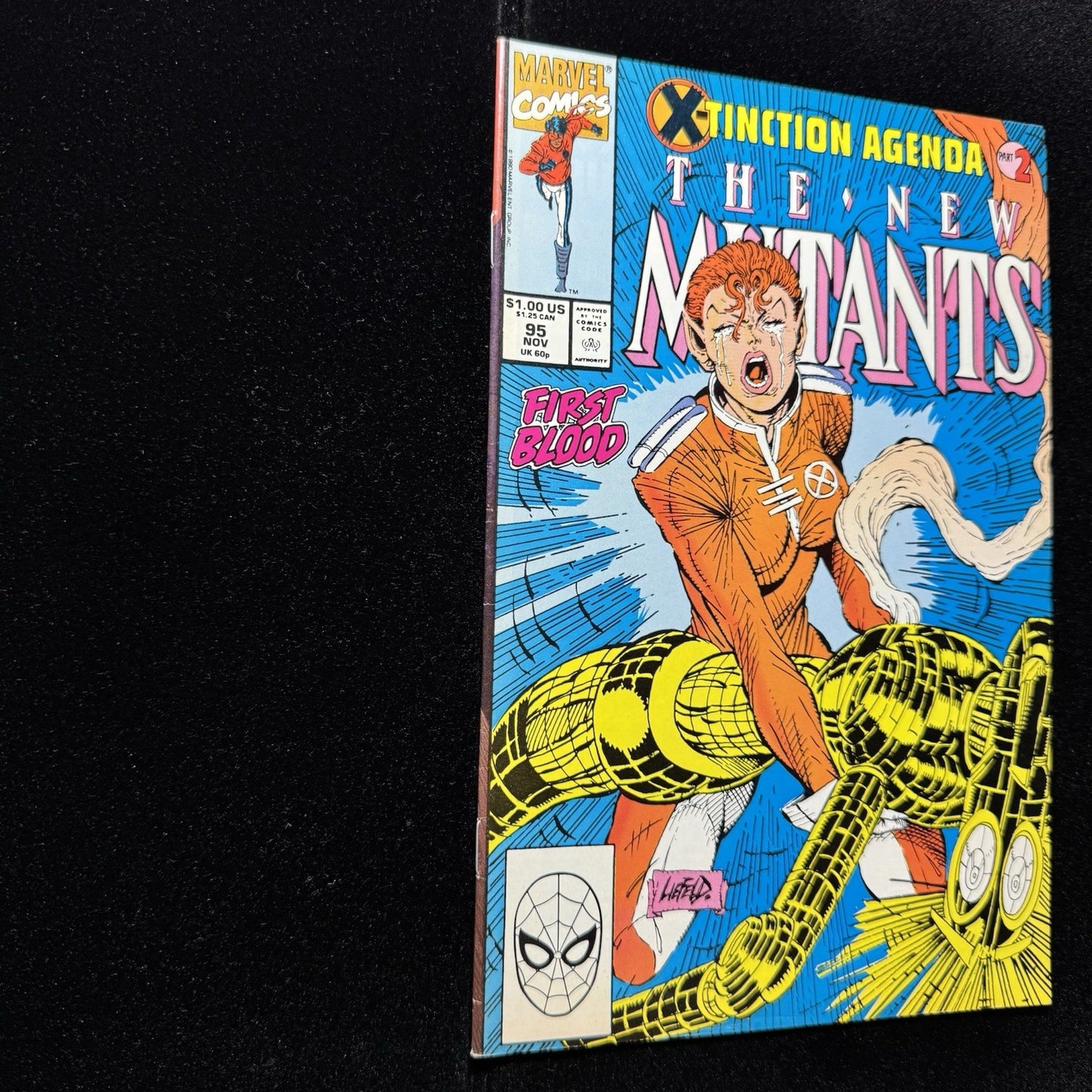 New Mutants 95 - Death Of Warlock - Copper Age Marvel Comics 1990