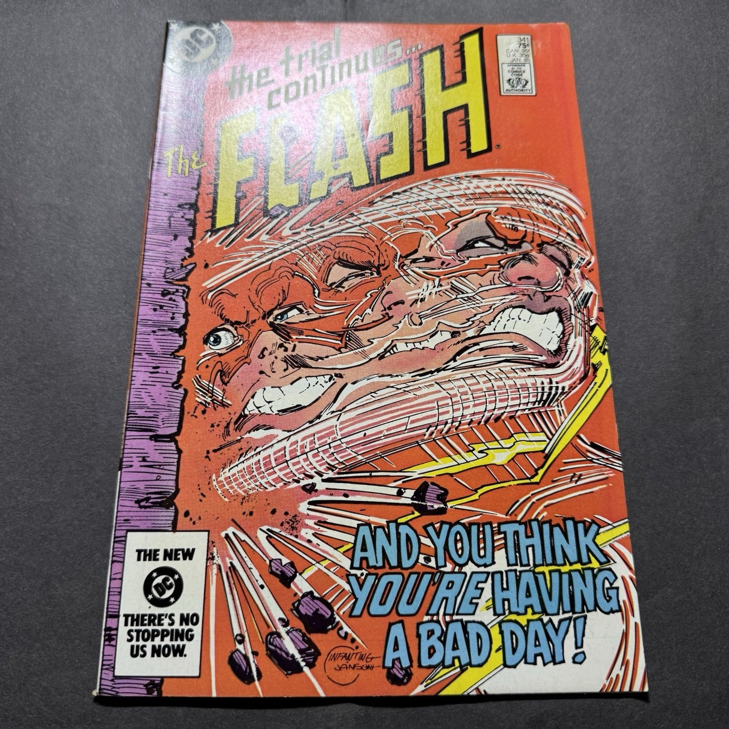 Flash 341 - Copper Age Dc Comics 1985