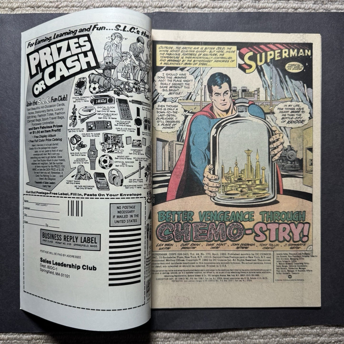Superman 370 - Bronze Age Dc Comics 1982