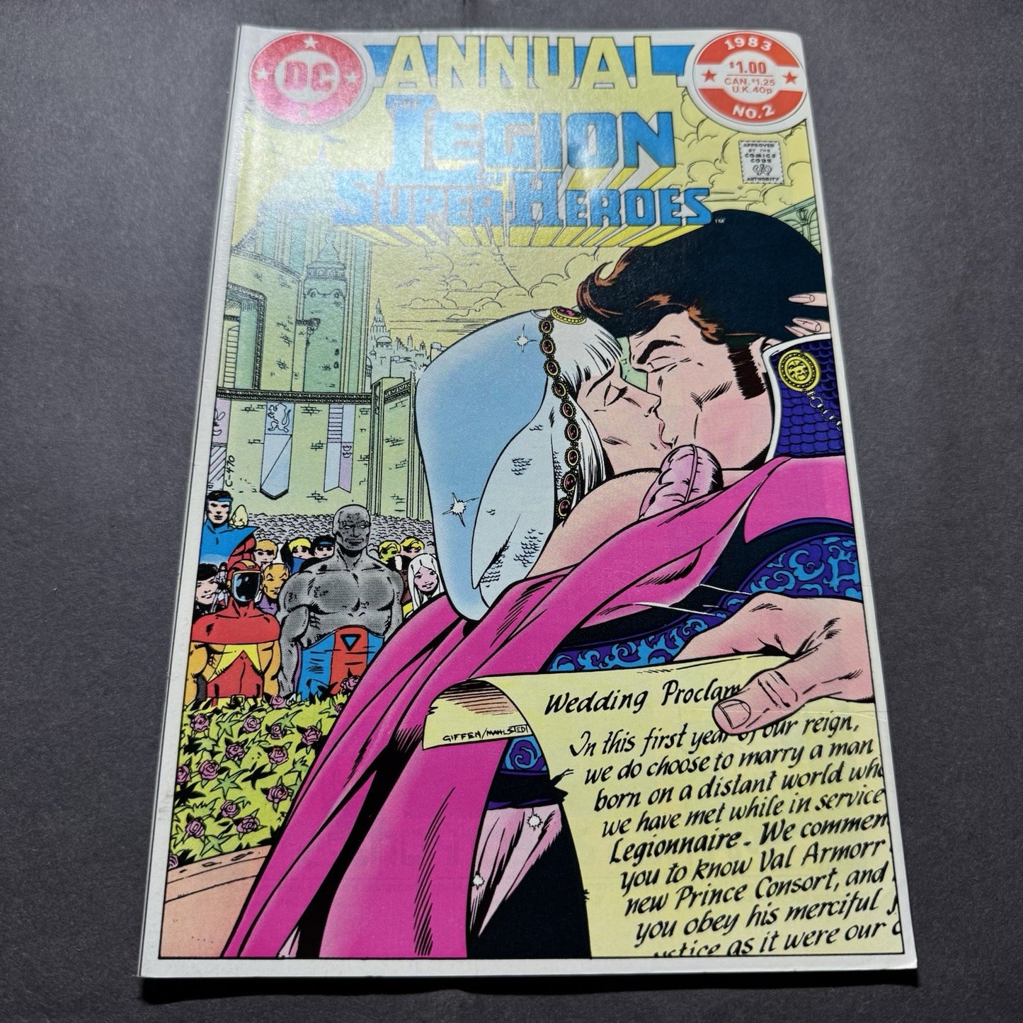 Legion Of Super-Heroes Annual 3 - Bronze Age Dc Comics 1983
