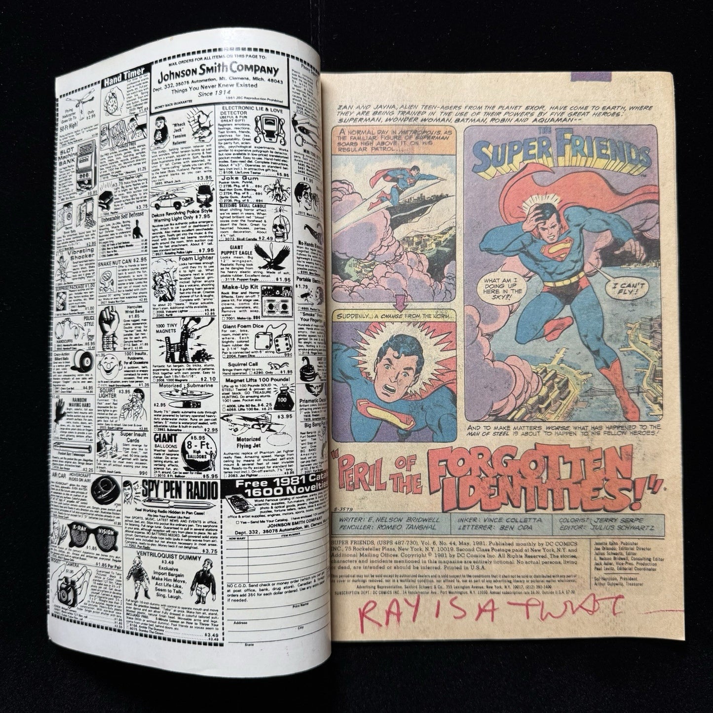 Super Friends 44 - Bronze Age Dc Comics 1981