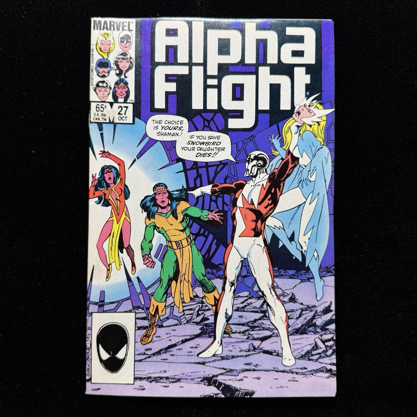 Alpha Flight 27 - Copper Age Marvel Comics 1985
