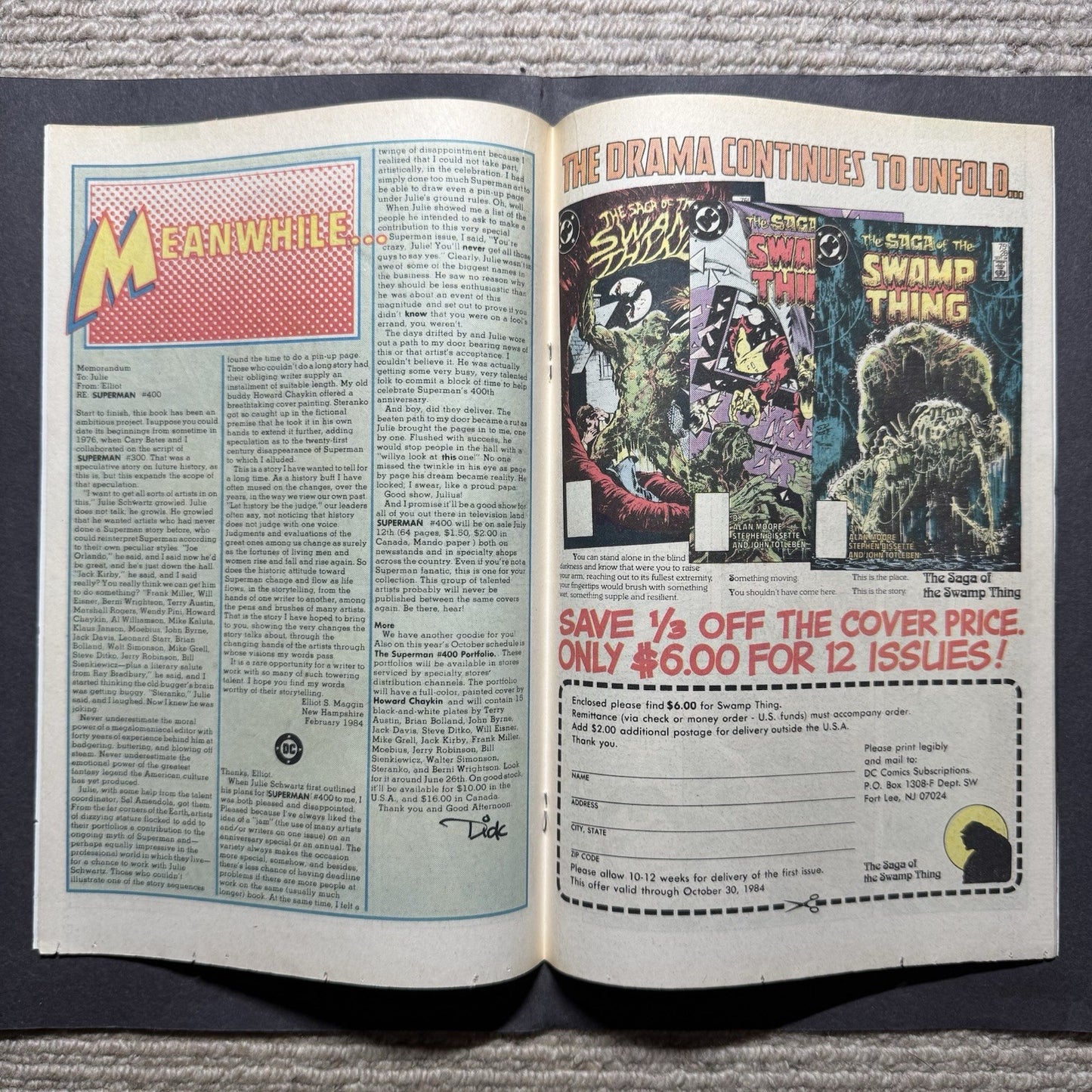 Action Comics 560 - Copper Age Dc Comics 1984
