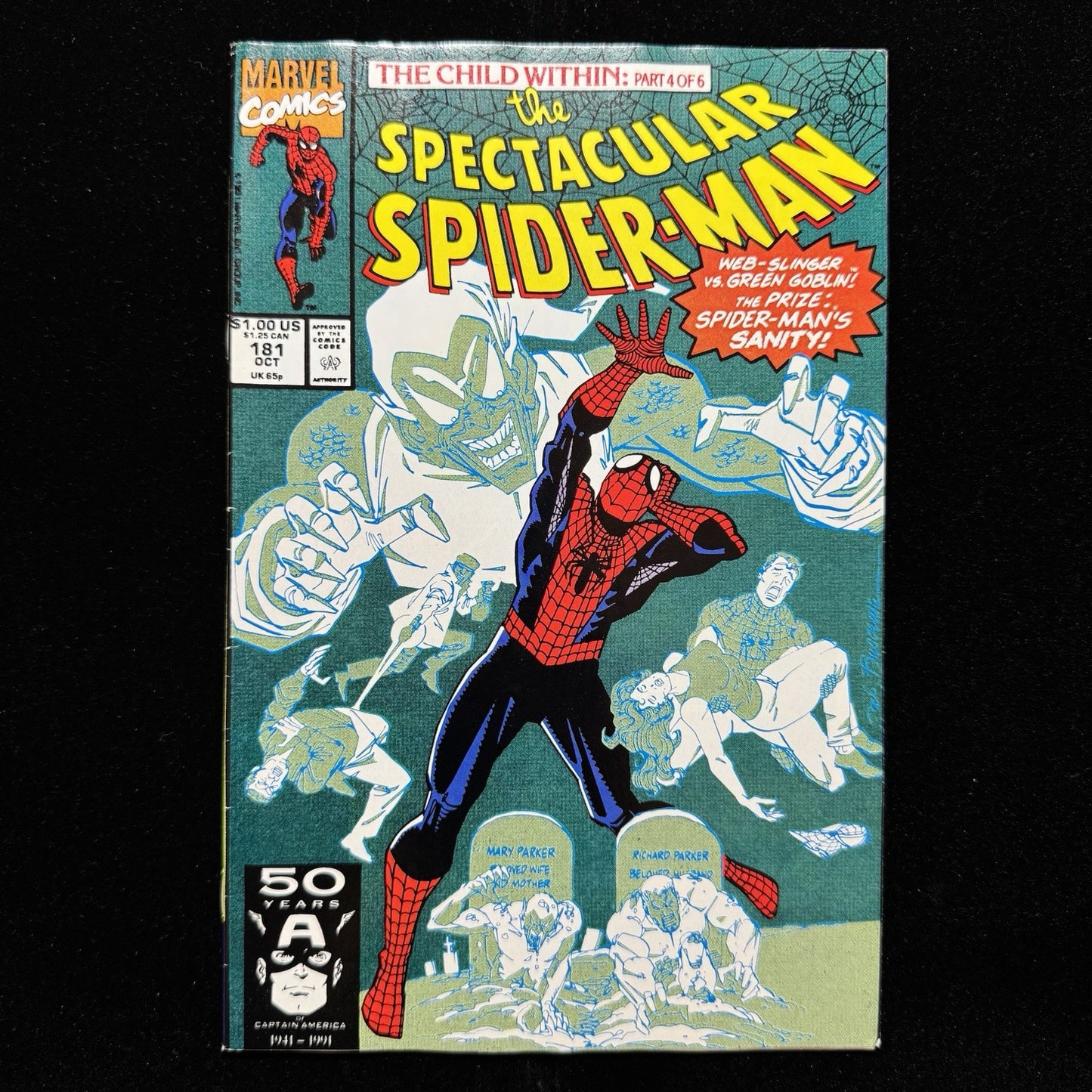 Spectacular Spider-Man 181 - Copper Age Marvel Comics 1991