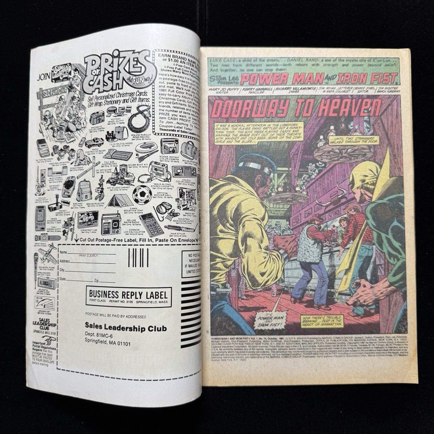 Power Man And Iron Fist 74 - Bronze Age Marvel Comics 1981
