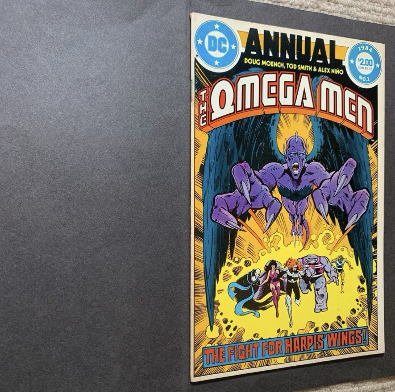 Omega men annual 1/ copper age de comics 1984