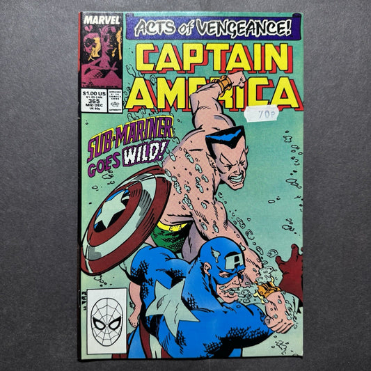 Captain America 365 - Copper Age Marvel Comics 1989