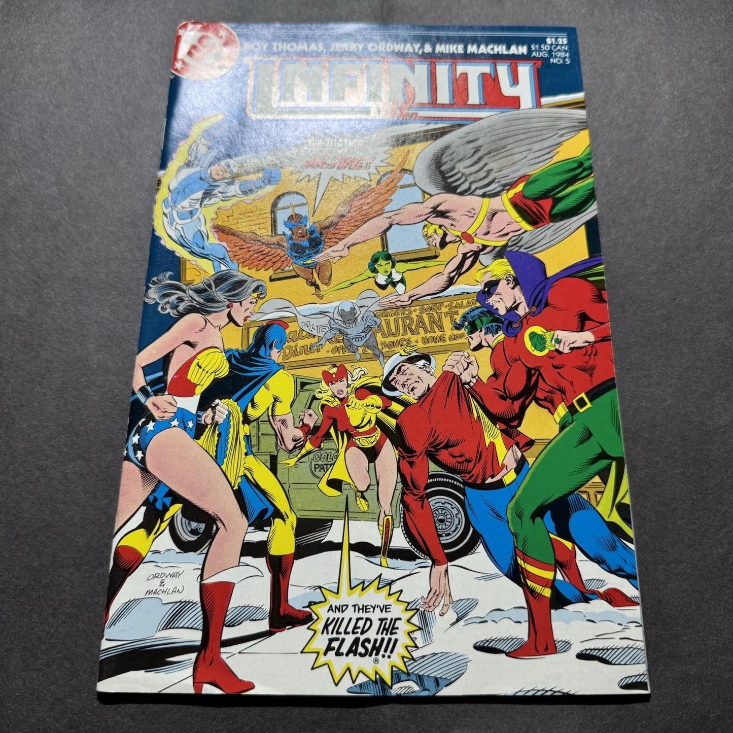 Infinity Inc 5 - Copper Age Dc Comics 1984