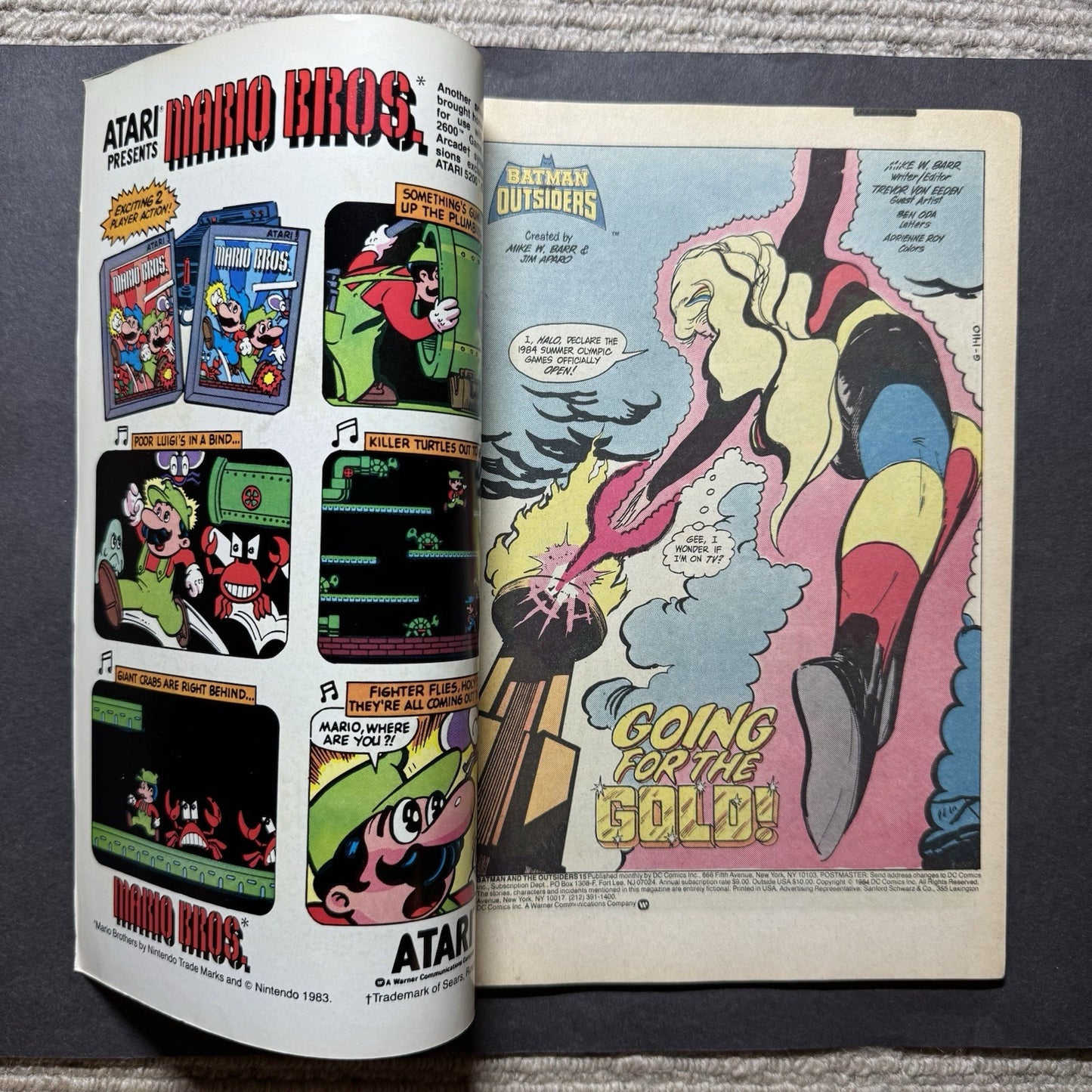 Batman And The Outsiders 15 - Copper Age Dc Comics 1984
