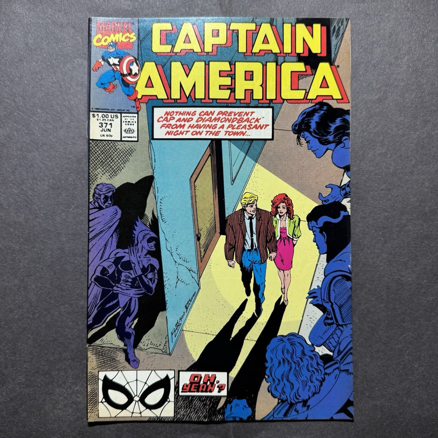 Captain America 371 - Copper Age Marvel Comics 1990