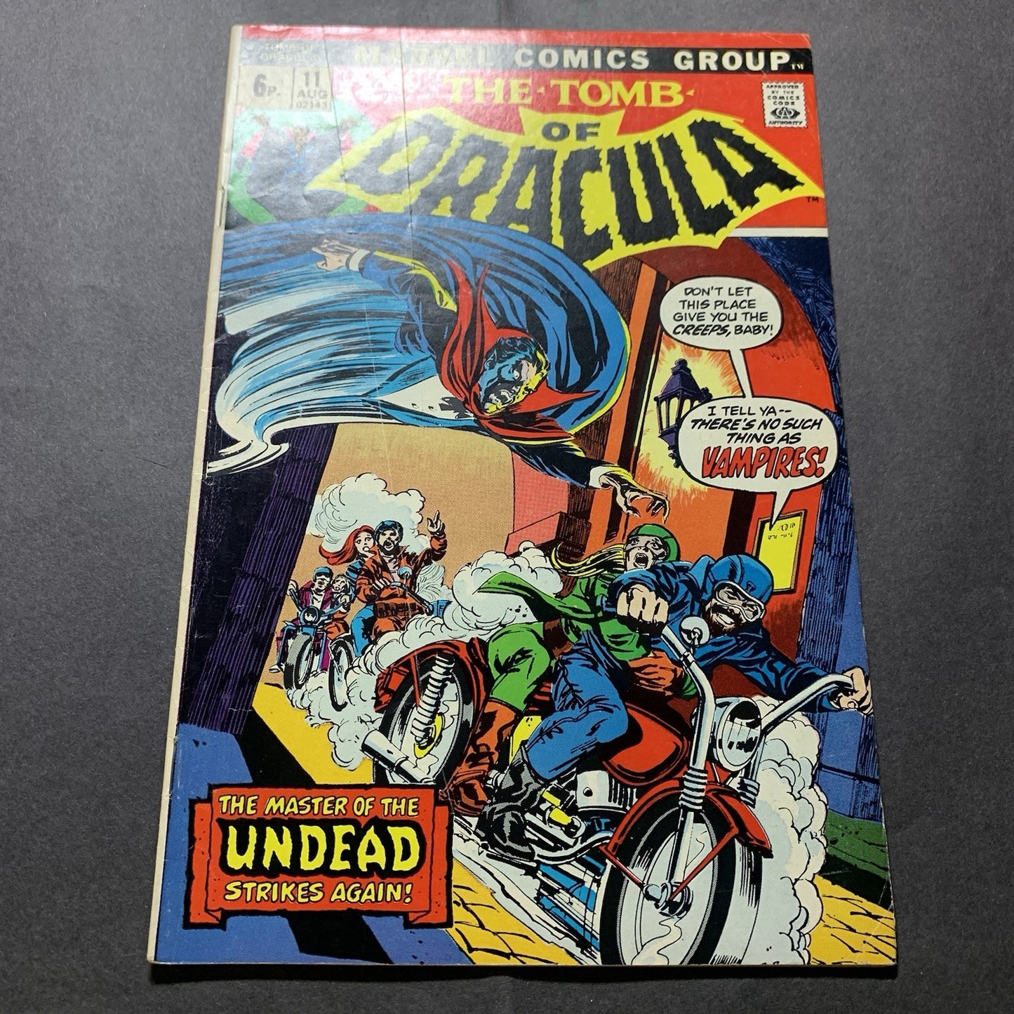 Tomb of Dracula 11/ Bronze Age marvel comics 1973