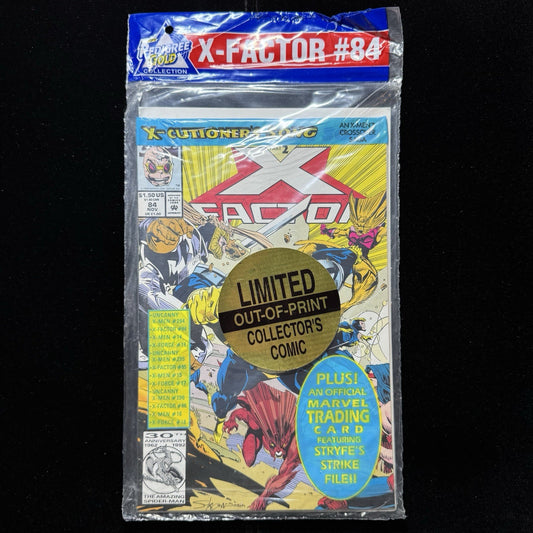 X-Factor 84 - Sealed Polybag With Trading Card - Modern Age Marvel Comics 1992
