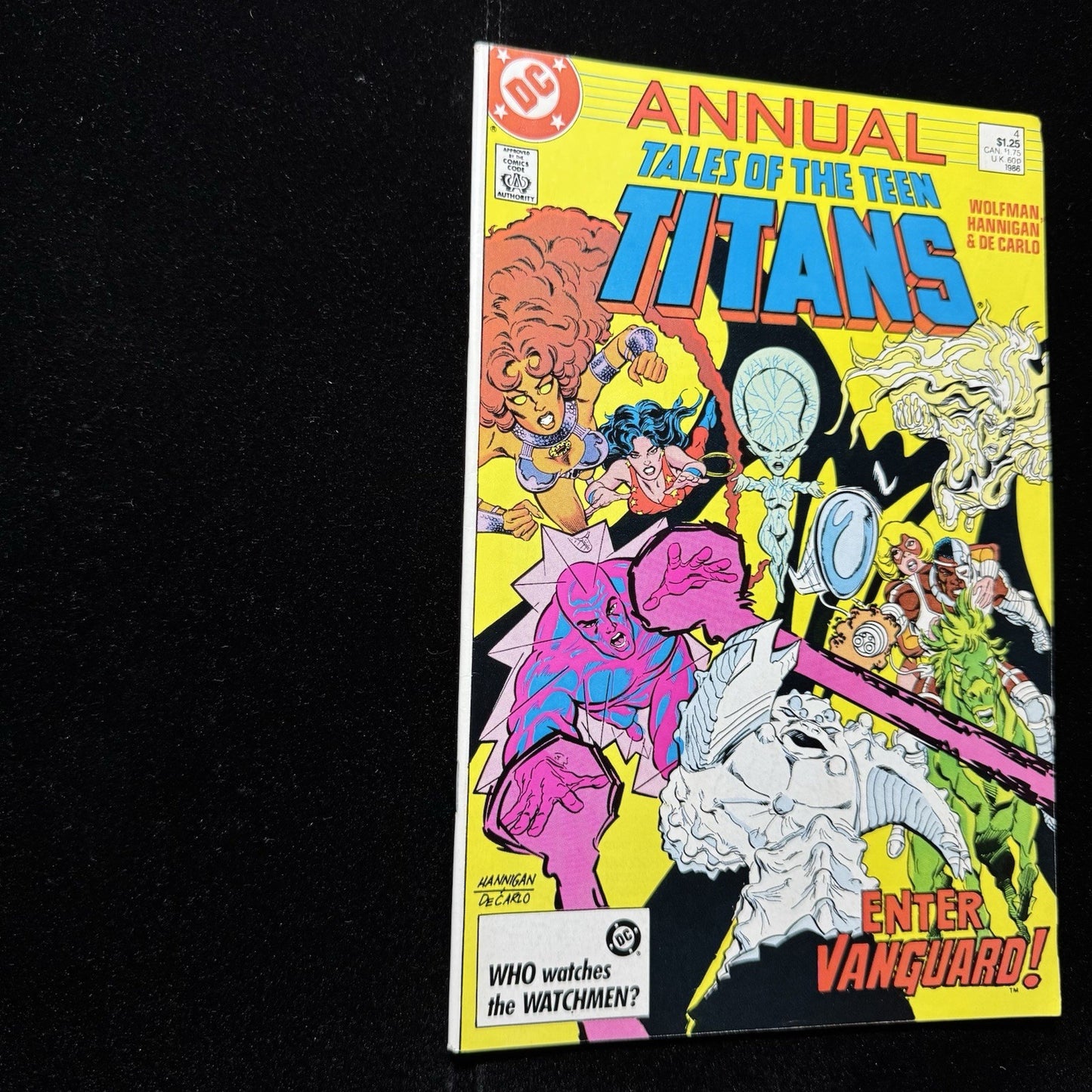 Tales Of The Teen Titans Annual 4 - Copper Age Dc Comics 1986