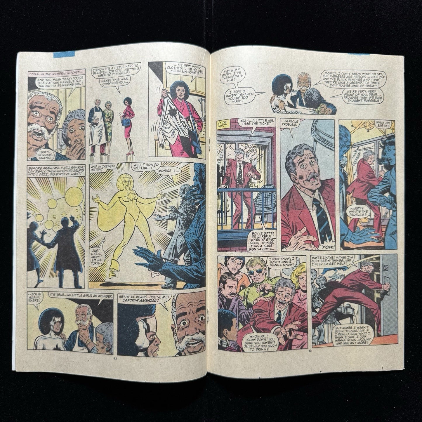 Avengers 246 - 1st Appearance Of Maria Rambeau - Copper Age Marvel Comics 1984
