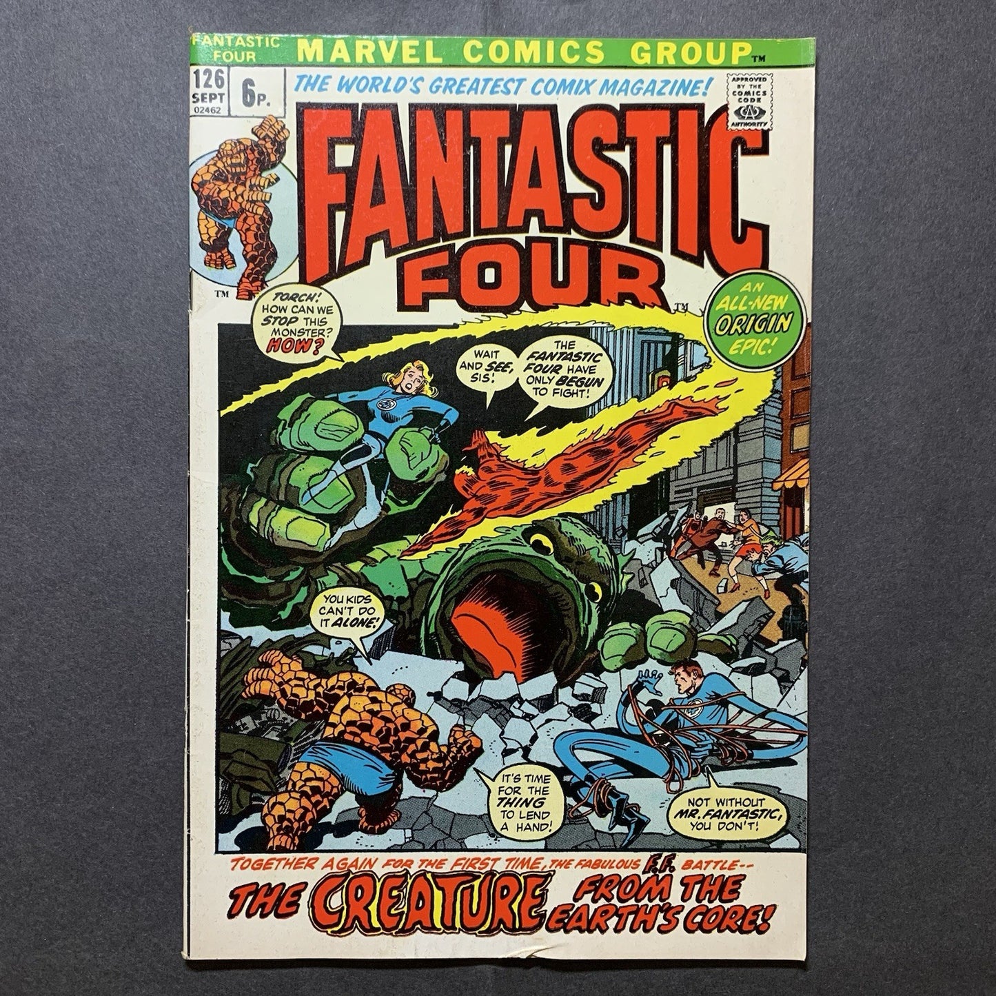 Fantastic four 126/ Bronze Age marvel comics 1972