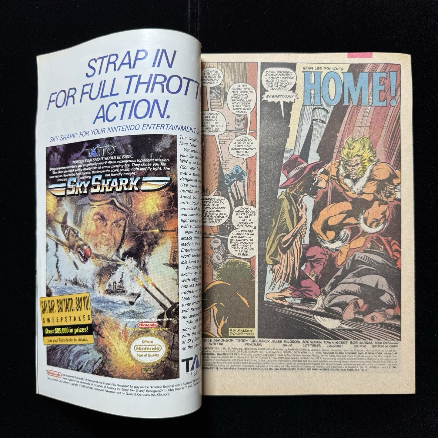 X-Factor 51 - 1st Appearance Of Mole - Modern Age Marvel Comics 1994