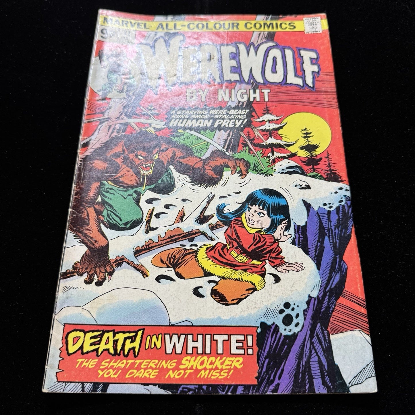 Werewolf By Night 31 - Moon Knight Teaser - Bronze Age Marvel Comics 1975