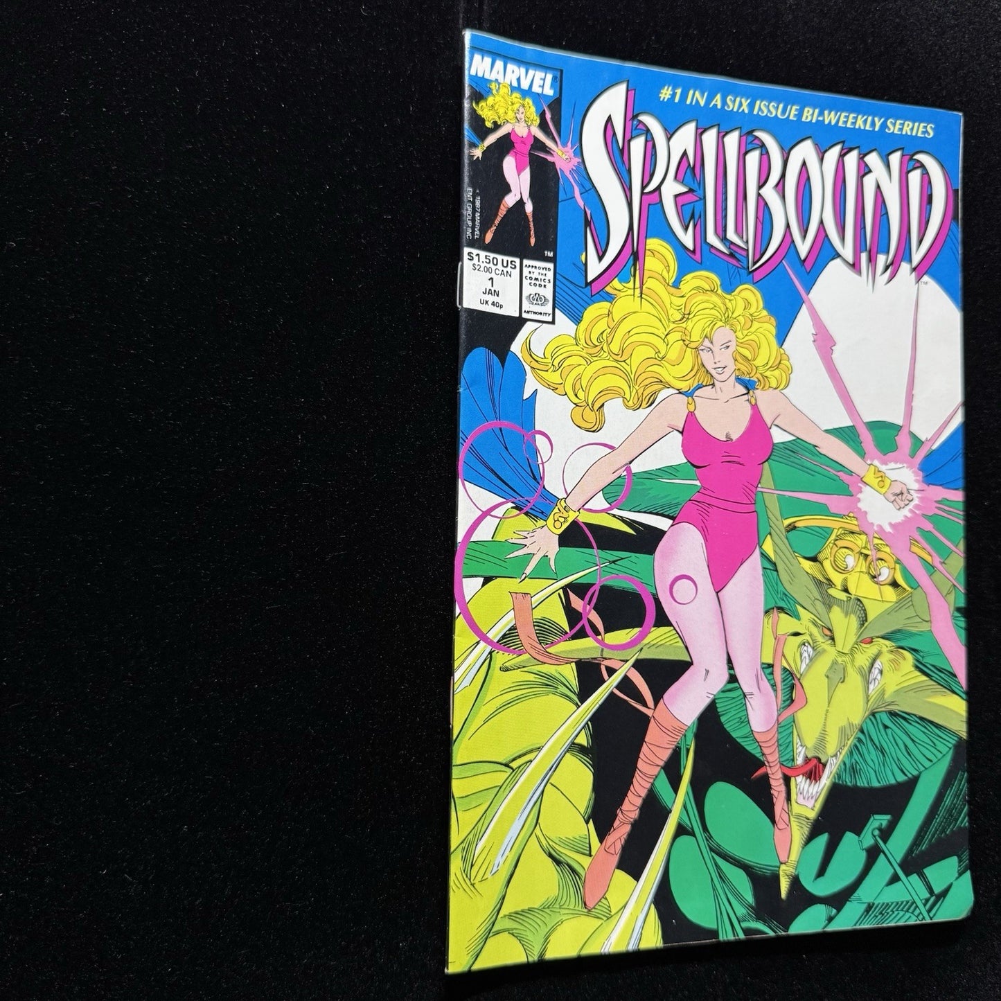 Spellbound 1 - Copper Age Marvel Comics 1988