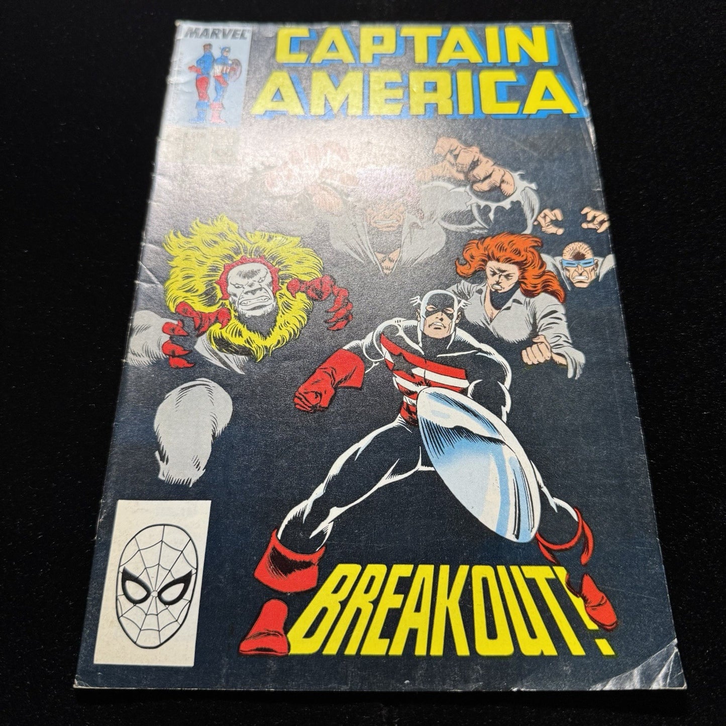 Captain America 340 - Copper Age Marvel Comics 1988