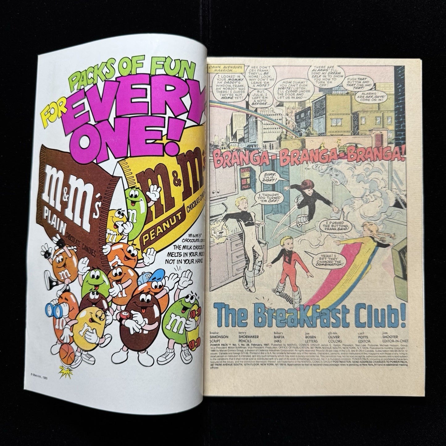 Power Pack 28 - Copper Age Marvel Comics 1987