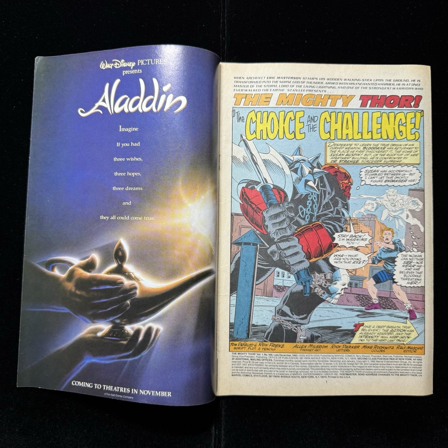 Thor 456 - Modern Age Marvel Comics 1992