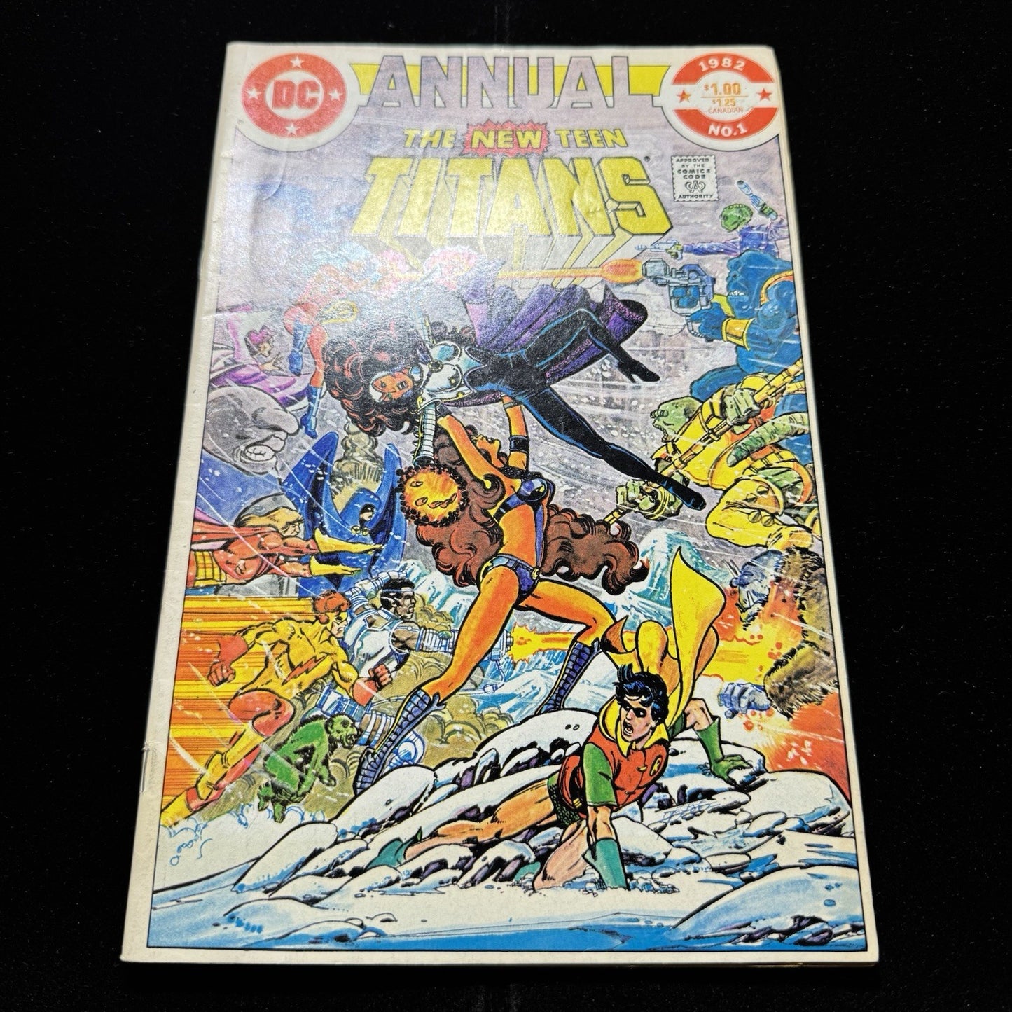 New Teen Titans Annual 1 - Bronze Age Dc Comics 1982