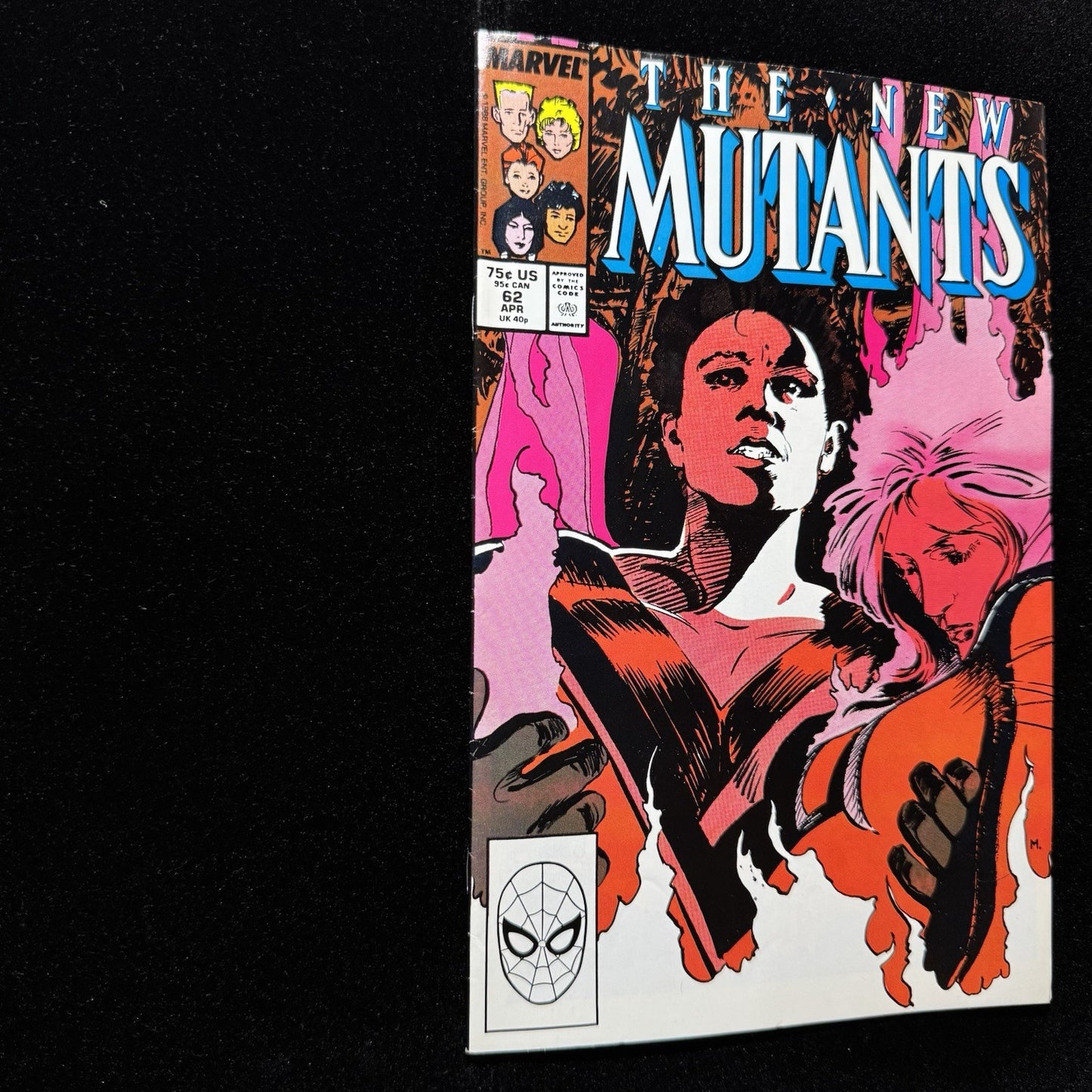 New Mutants 62 - Copper Age Marvel Comics 1988