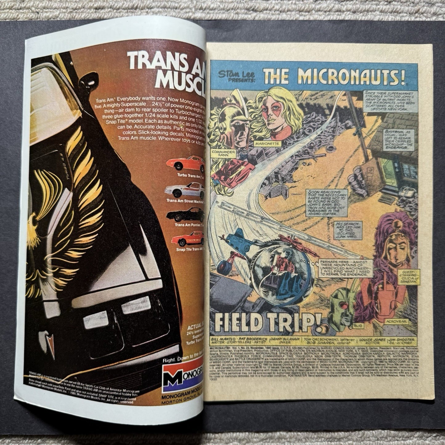 Micronauts 23 - Bronze Age Marvel Comics 1980