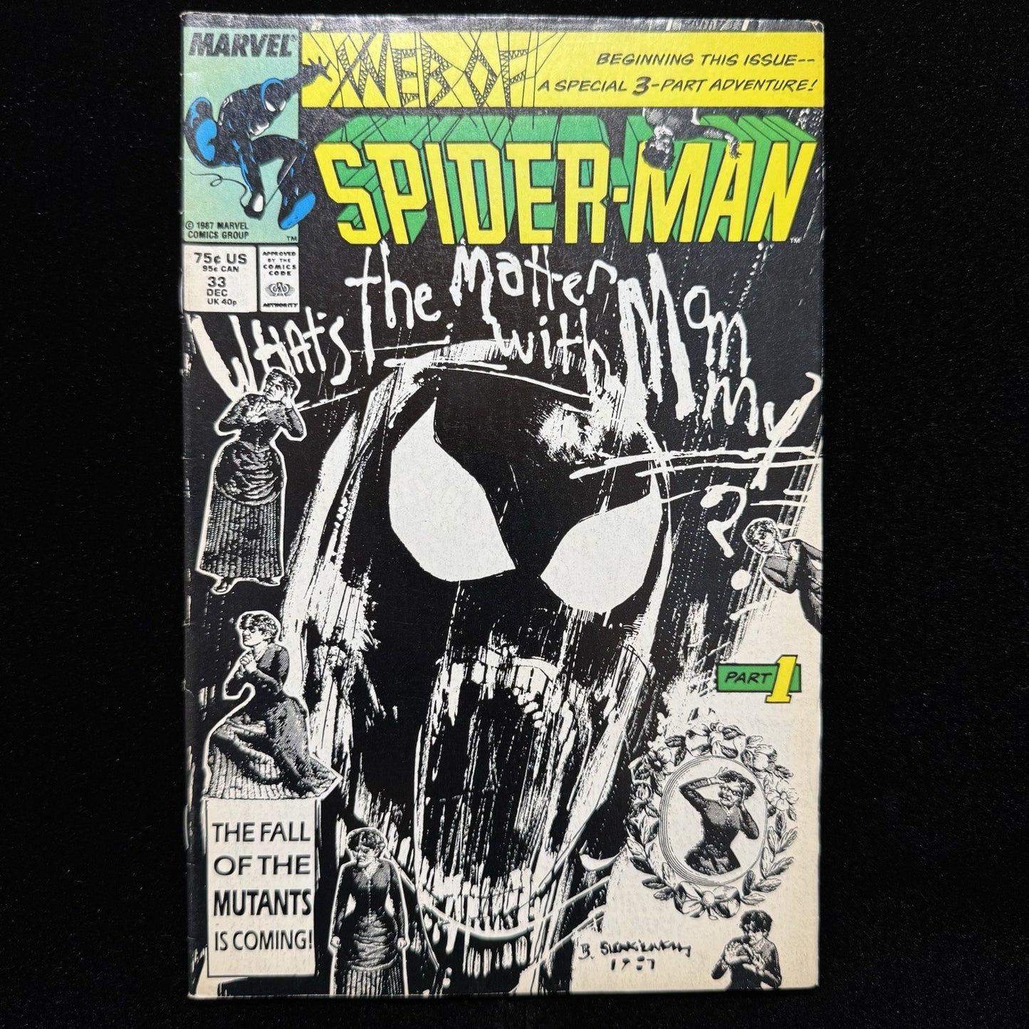 Web Of Spider-Man 33 - Copper Age Marvel Comics 1987