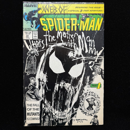 Web Of Spider-Man 33 - Copper Age Marvel Comics 1987