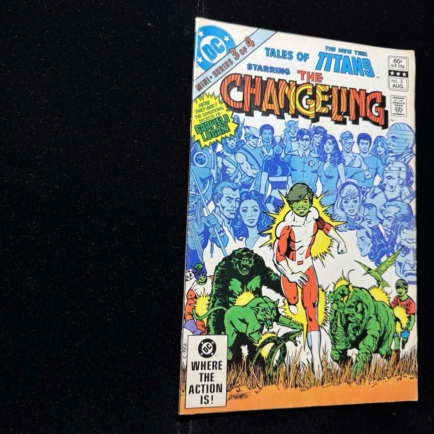 Takes Of The New Teen Titans 3 - Origin Of Beast Boy - Bronze age Dc Comics 1982