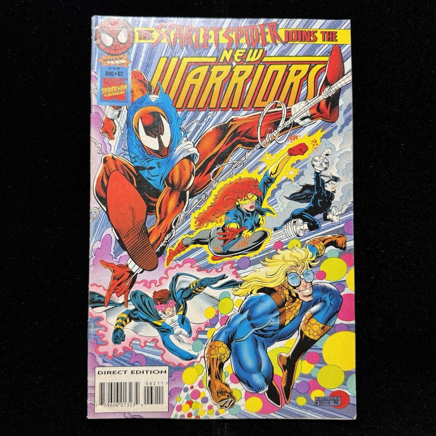 New Warriors 62 - Scarlet Spider Joins New Warriors - Modern Age Comics 1995