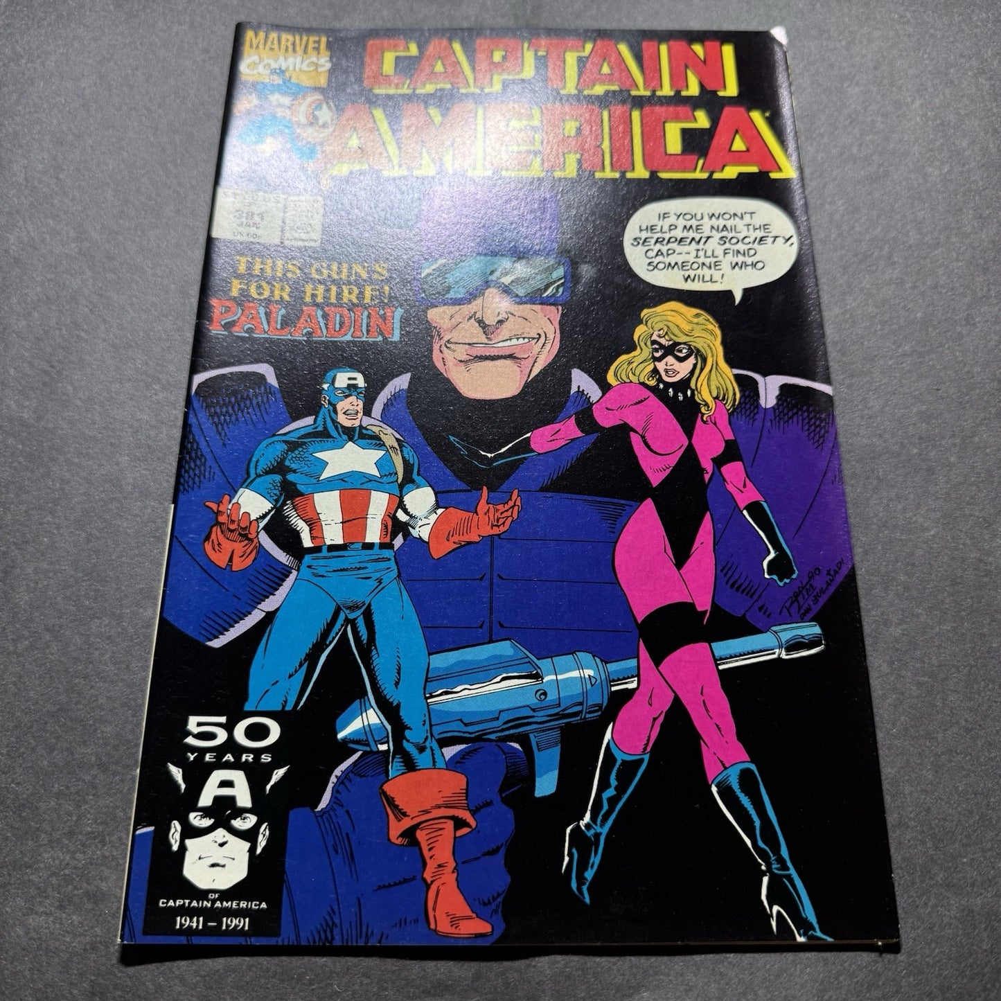 Captain America 381 - Copper Age Marvel Comics 1991