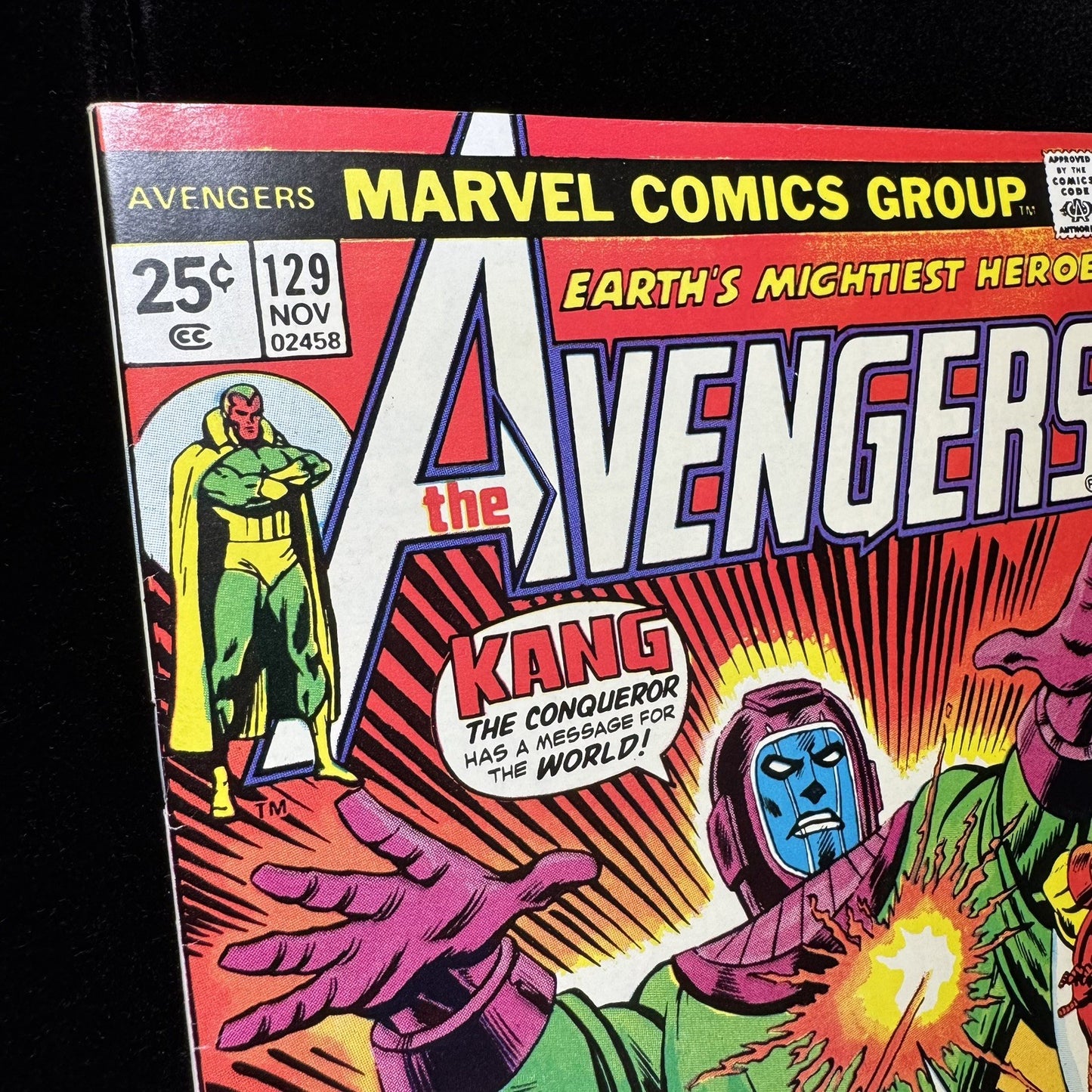 Avengers 129 Mark Jewelers (VERY RARE) - Bronze Age Marvel Comics 1974