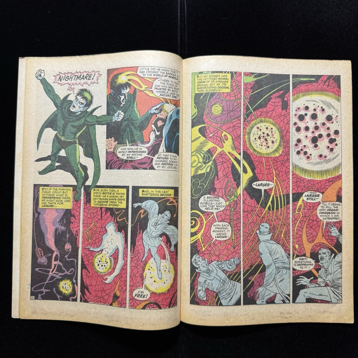 Doctor Strange 170 - 1st Cover App Of Nightmare - Silver Age Marvel Comics 1968