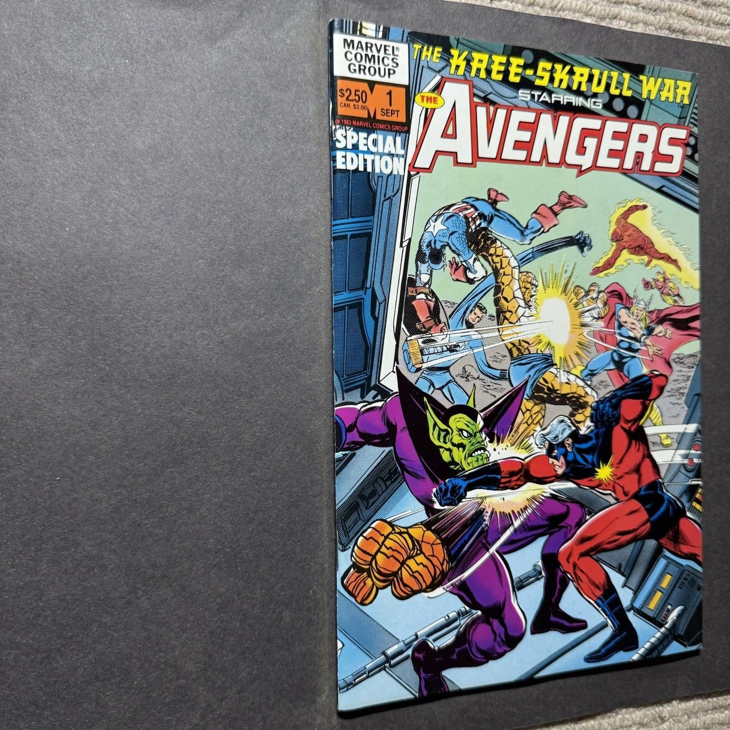 Kree Skull War 1 -  Bronze Age Marvel Comics 1983