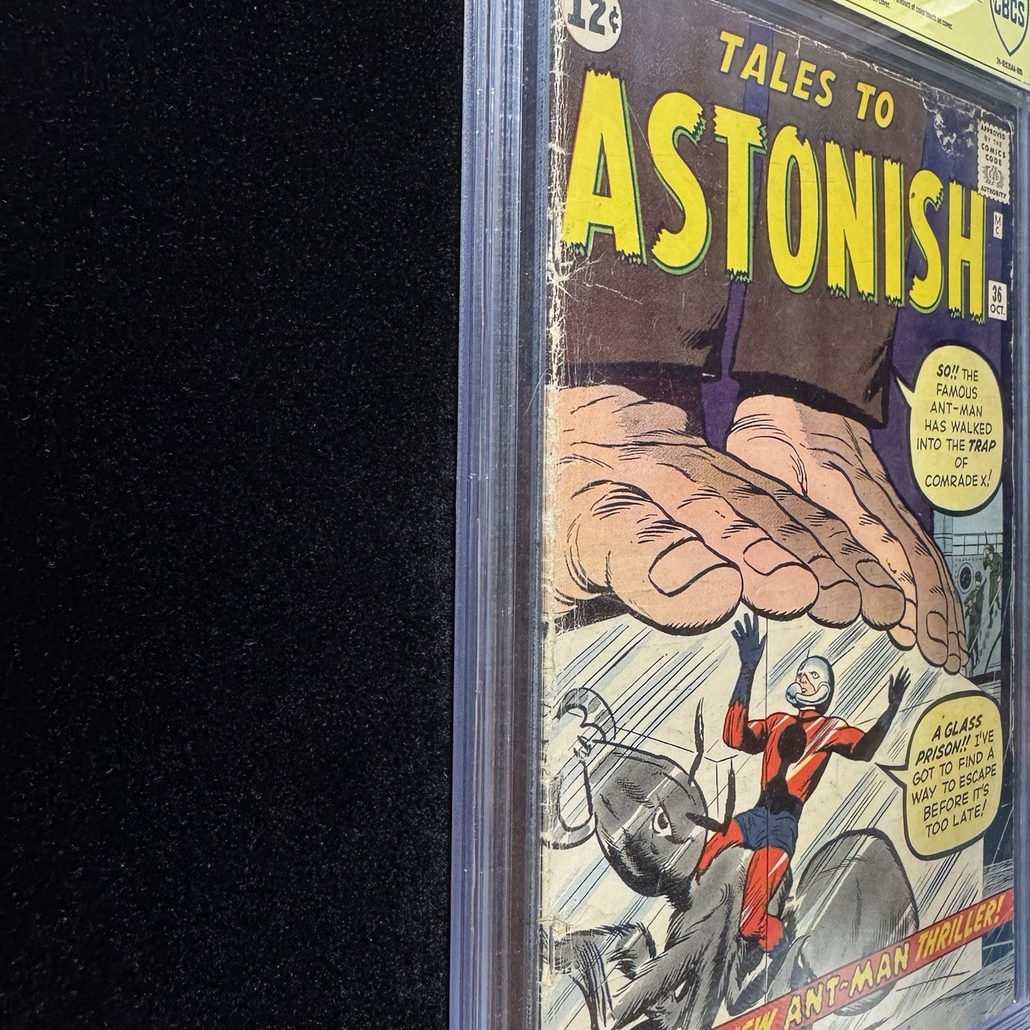 Tales To Astonish 36 - Signed By Stan Lee - CBCS Graded 2.5 - Silver Age 1962