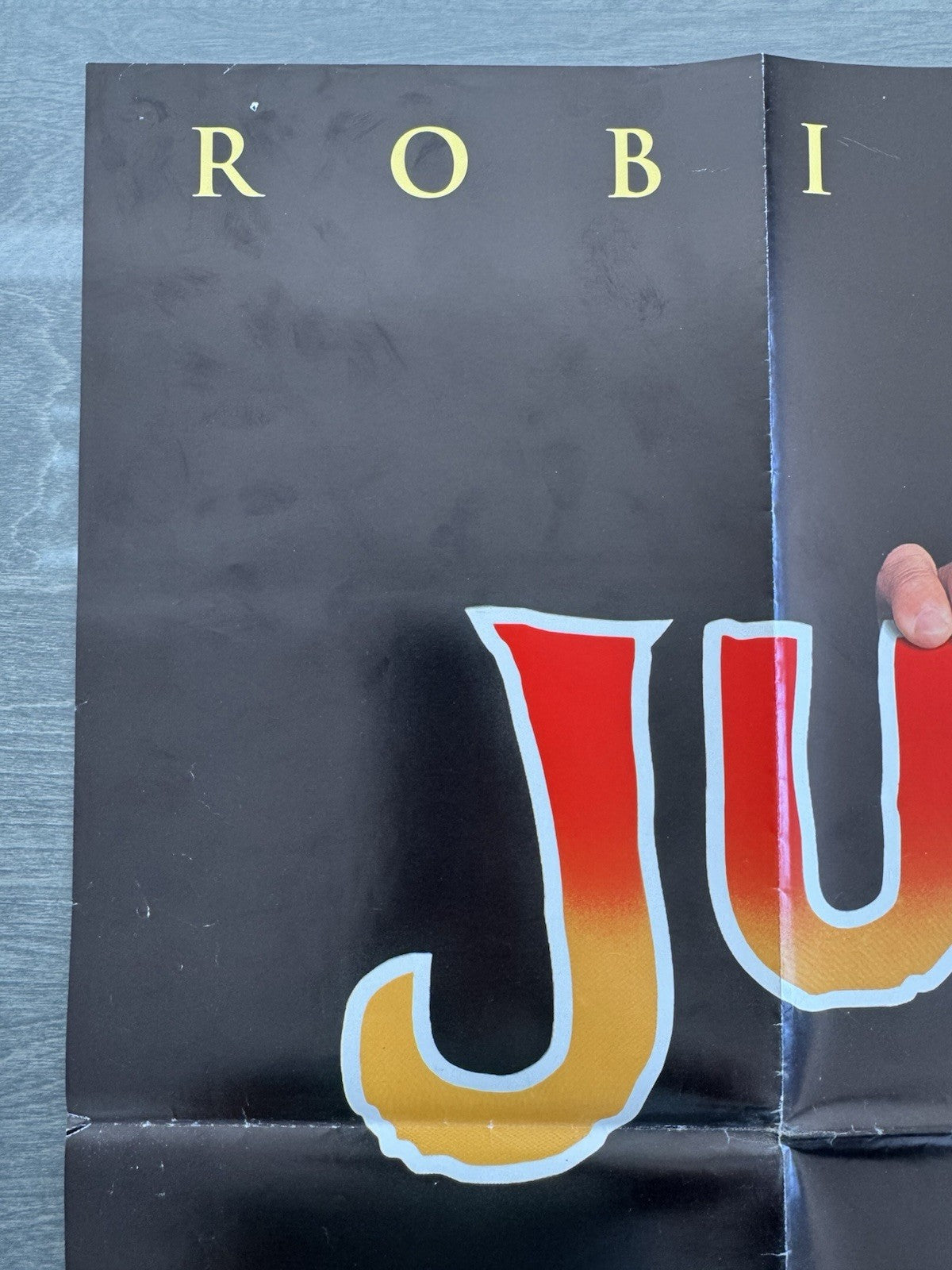 Jumanji 1995 Original UK Quad Poster – Folded – Vintage Cinema Poster