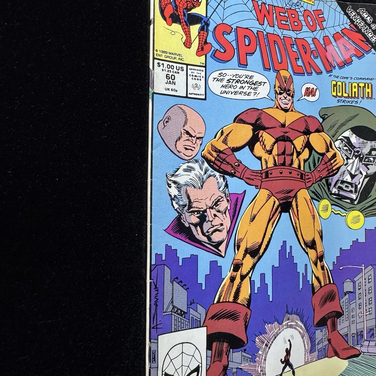 Web Of Spider-Man 60 - Copper Age Marvel Comics 1990
