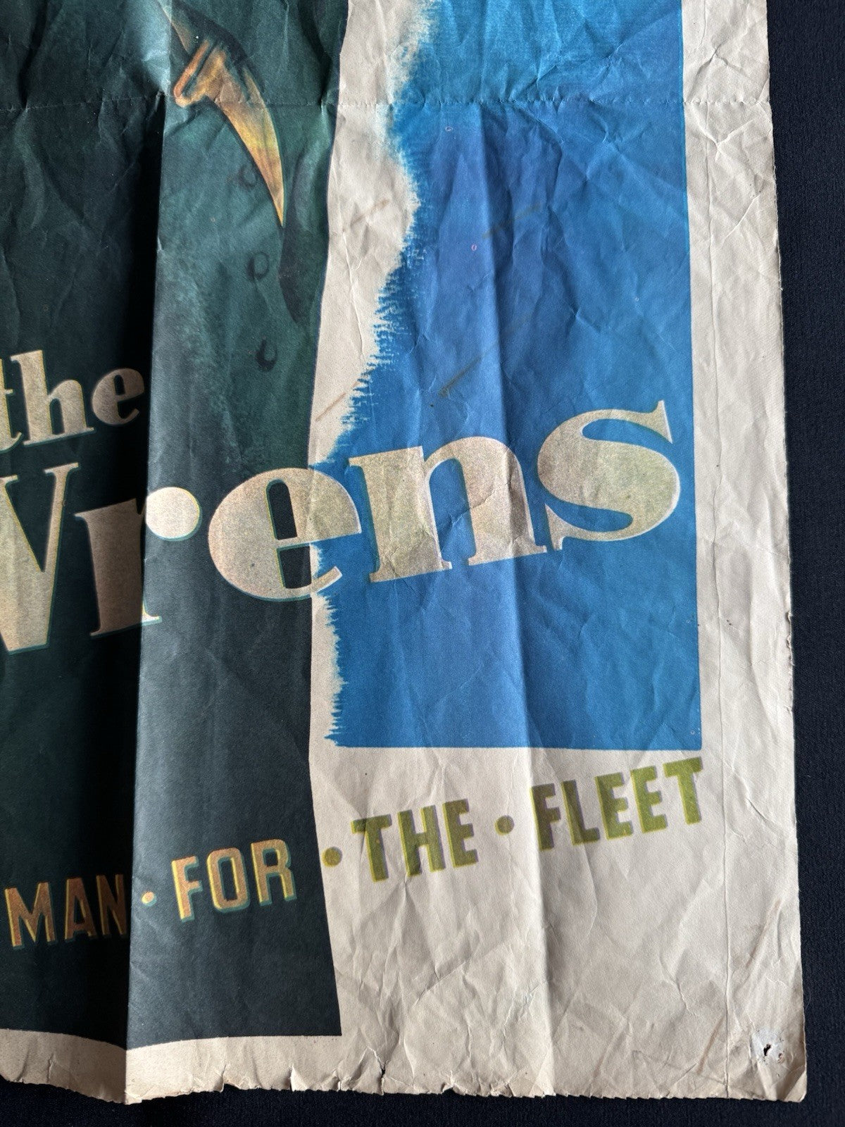 Join The Wrens WRNS Recruitment Poster Believed Original WW2 Era Propaganda