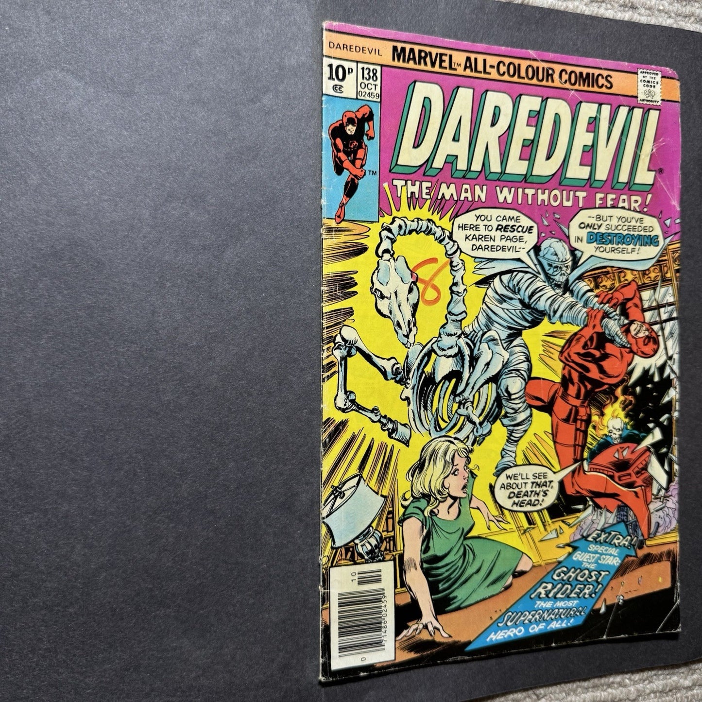Daredevil 138 - 1st Appearance Of Smasher - Bronze Age Marvel Comics 1976