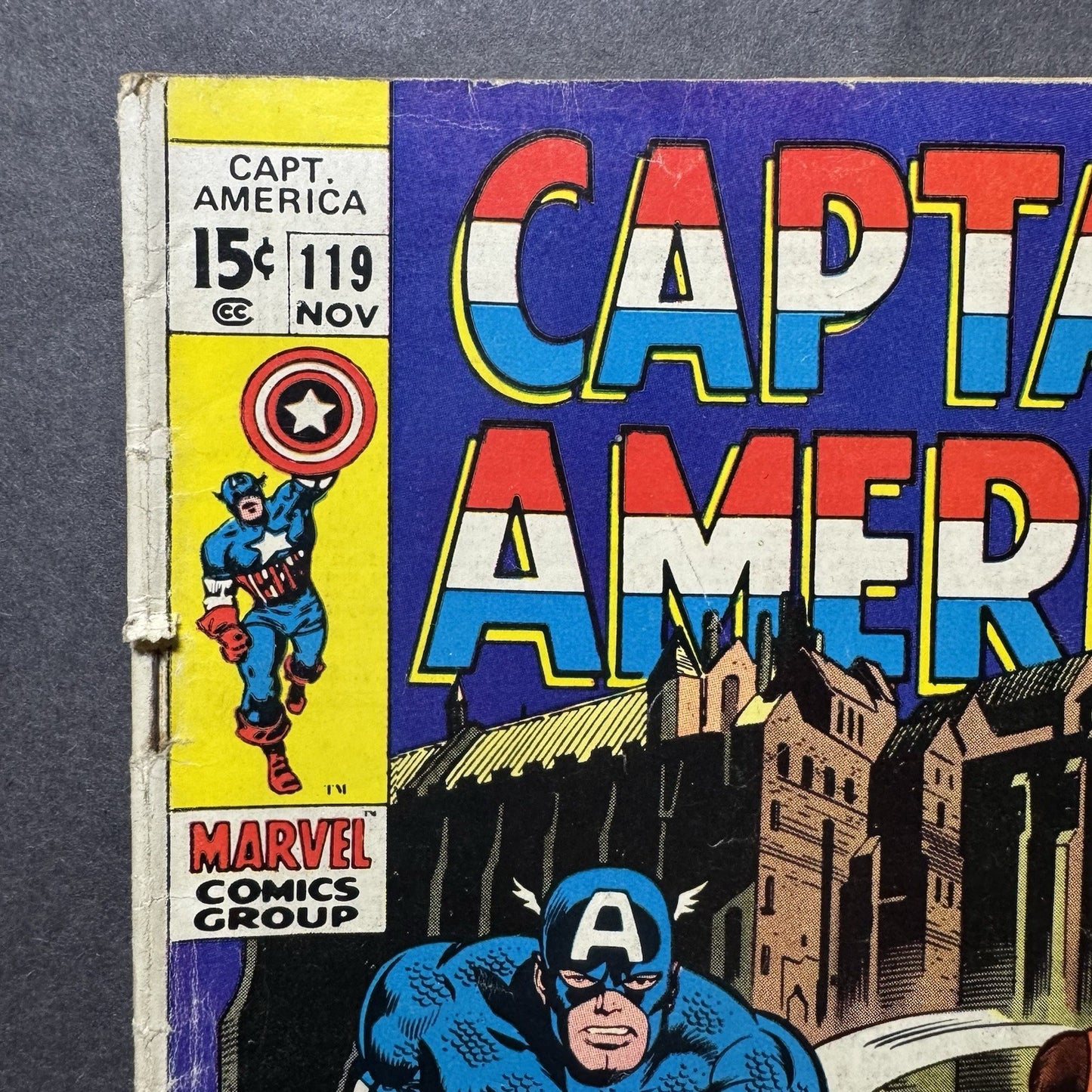 Captain America 119 - 3rd Appearance Of Falcon - Silver Age Marvel Comics 1969