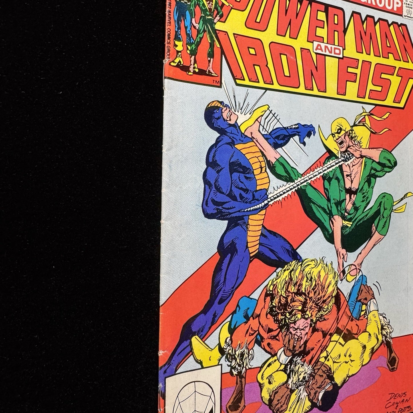Power Man And Iron Fist 84 - 2nd Cover App Sabretooth - Bronze Age Marvel 1982