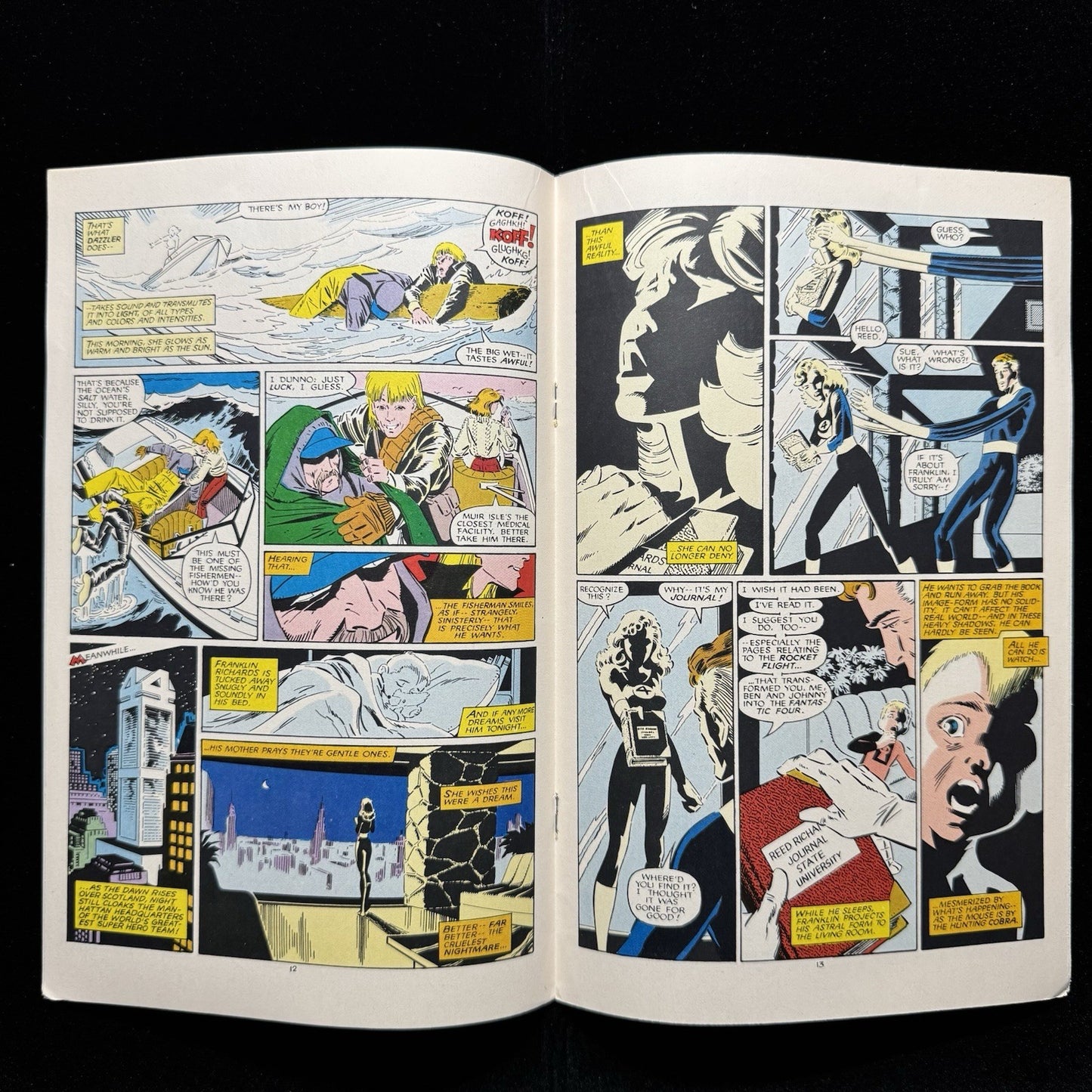 Fantastic Four Versus The X-Men 1 - Copper Age Marvel Comics 1987