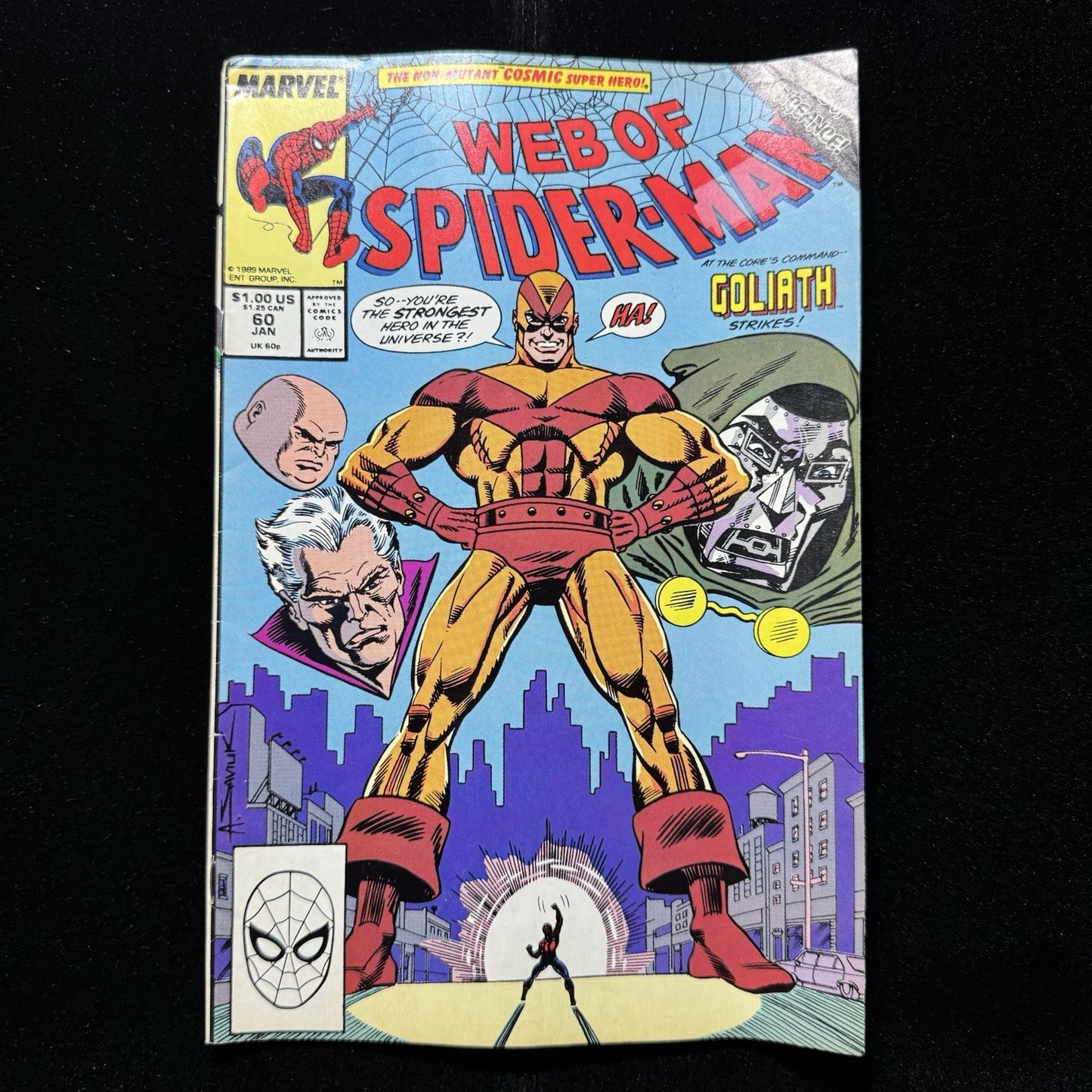 Web Of Spider-Man 60 - Copper Age Marvel Comics 1990